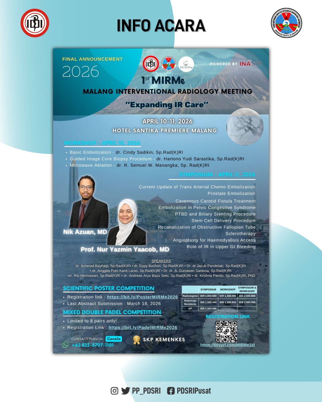 PDSRI | [Info Acara] 1st MIRMe – Malang Interventional Radiology Meeting